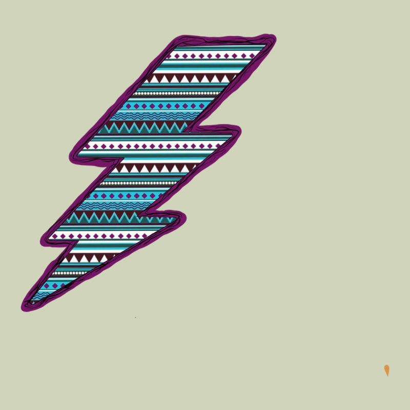 Purple Border Aztec Pattern Lightning Heavyweight Hoodie by Bettercallsaul | Teevron