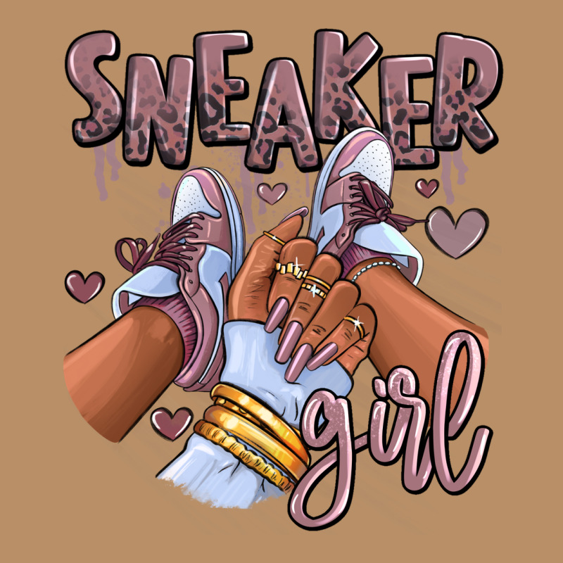 Sky J Mauve Sneaker Girl Afro Woman Vintage Hoodie by RanaPortraitStore | Teevron