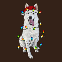 Christmas White Shepherd With Christmas Lights Heavy Core Tee | Teevron