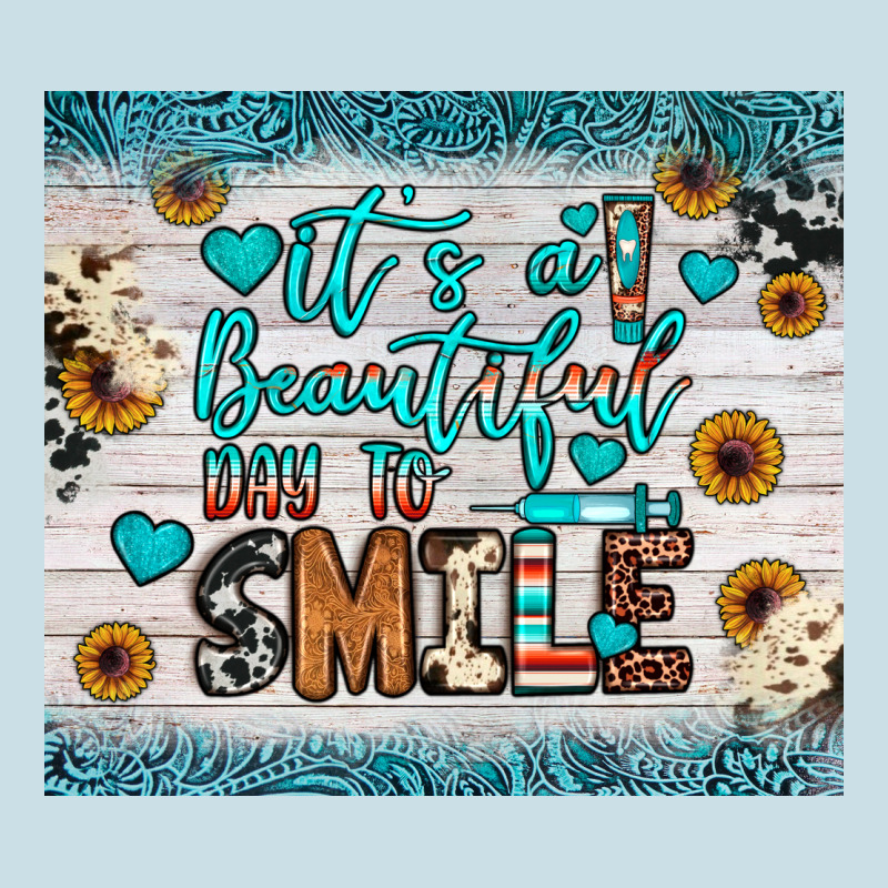 It’s A Beautiful Day To Smile Ladies Tee by JahusDesignShop | Teevron