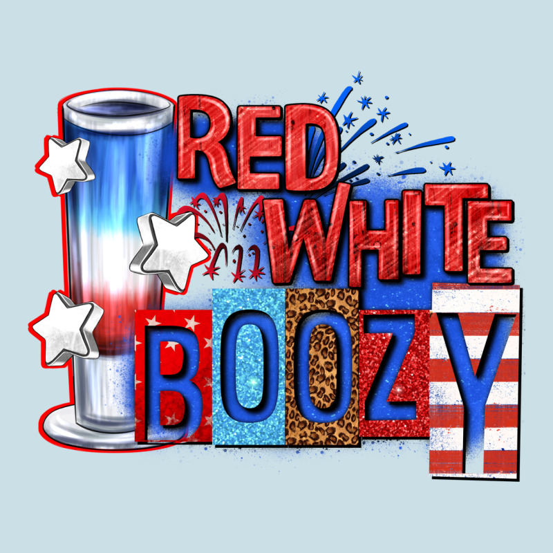 Red White Boozy Billie Wilder Ladies Tee by texasbilliewilder | Teevron