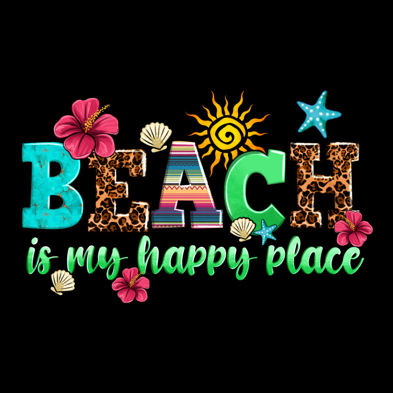 Beach Is My Happy Place Premium Tee by AdoDesignShop | Teevron