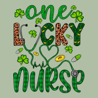Leopard Glitter One Lucky Nurse Urban Heavy Tee | Teevron