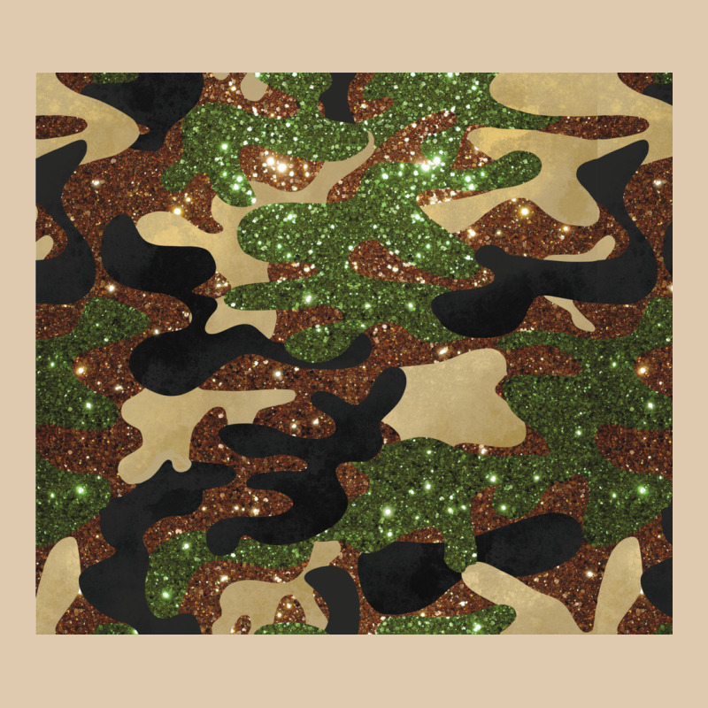 Camouflage Glitter Heavyweight Sweatshirt by BarkalooDesign | Teevron