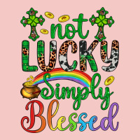 Western St. Patrick's Day Cross Not Lucky Simply Blessed Urban Heavy Tee | Teevron