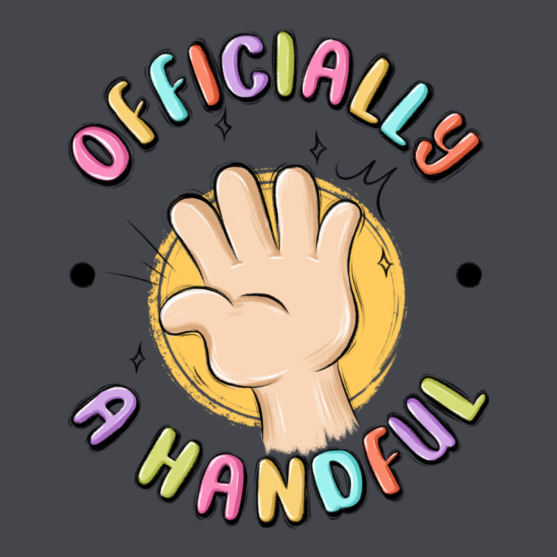Officially A Handful Long Sleeve Tee by MaliasSmallBusiness | Teevron