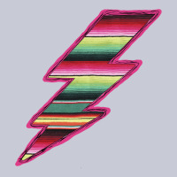Pink Serape Lightning Heavyweight Hoodie | Teevron