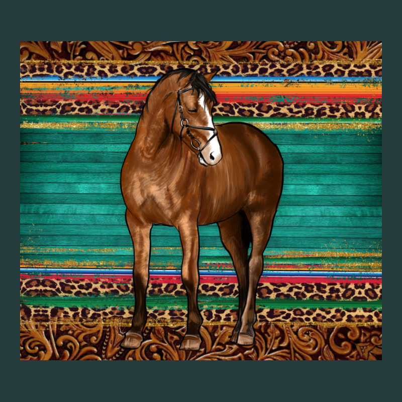 Western Horse Serape  Leather Leopard Classic Tee by BarkalooDesign | Teevron
