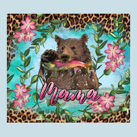 Mama Bear Haunting Fish Floral Tumbler Ladies Tee | Teevron