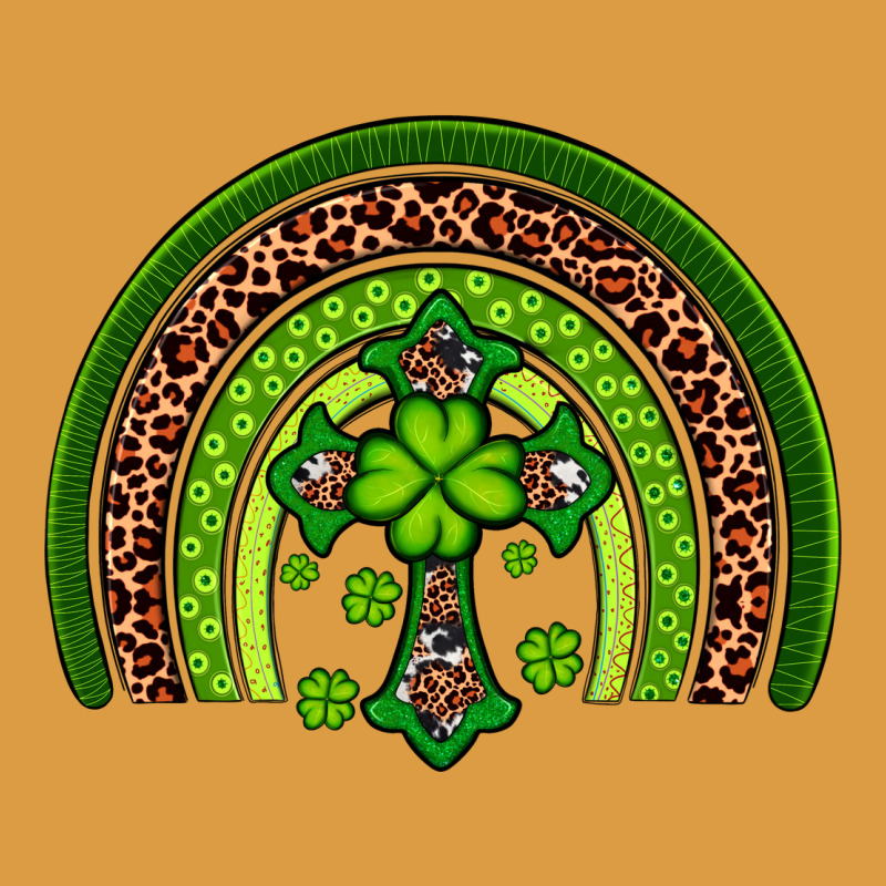 Western Shamrock Cross Rainbow Urban Heavy Tee by Artiststas | Teevron