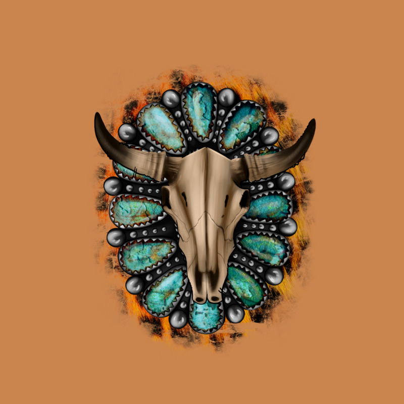Western Gemstone Bull Skull Heavyweight Hoodie by Bettercallsaul | Teevron