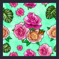 Floral Background Vintage Tee | Teevron