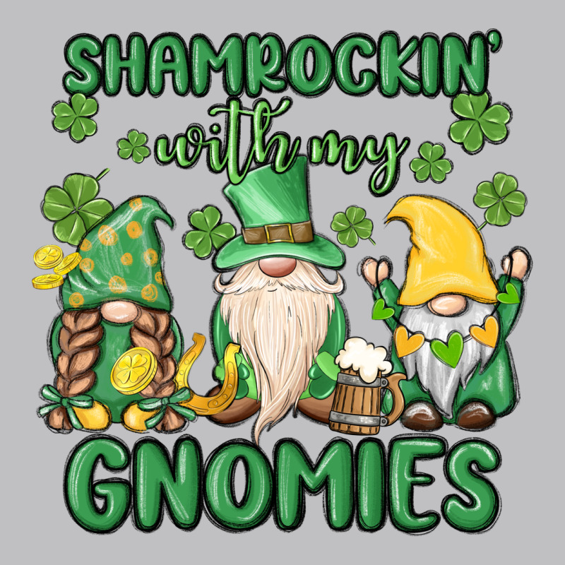 Shamrock With My Gnomies Long Sleeve Tee by MaliasSmallBusiness | Teevron