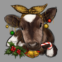Christmas Baby Cow Vintage Hoodie | Teevron