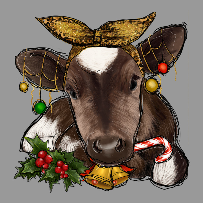 Christmas Baby Cow Vintage Hoodie by RanaPortraitStore | Teevron
