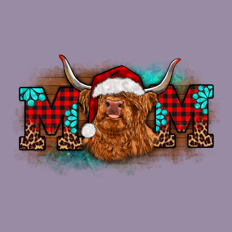 Christmas Mom Highland Cow Classic Tee by BarkalooDesign | Teevron