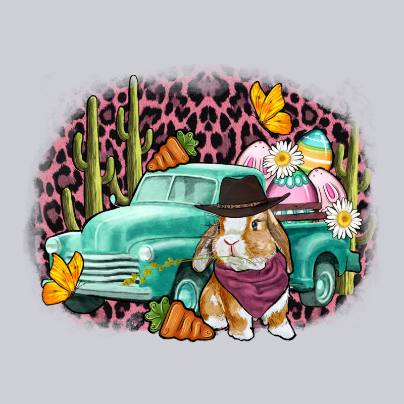 Western Rabbit Easter Day Urban Hoodie by CowGirlArtShop | Teevron