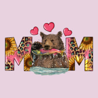 Mom Bear With Sunflowers Ladies Tee | Teevron