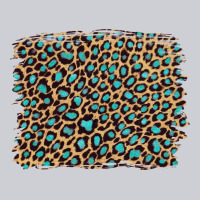 Leopard With Turquoise Glitter Heavyweight Sweatshirt | Teevron