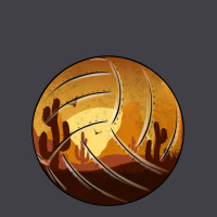 Desert Cactus Sunset Volleyball Heavyweight Hoodie | Teevron