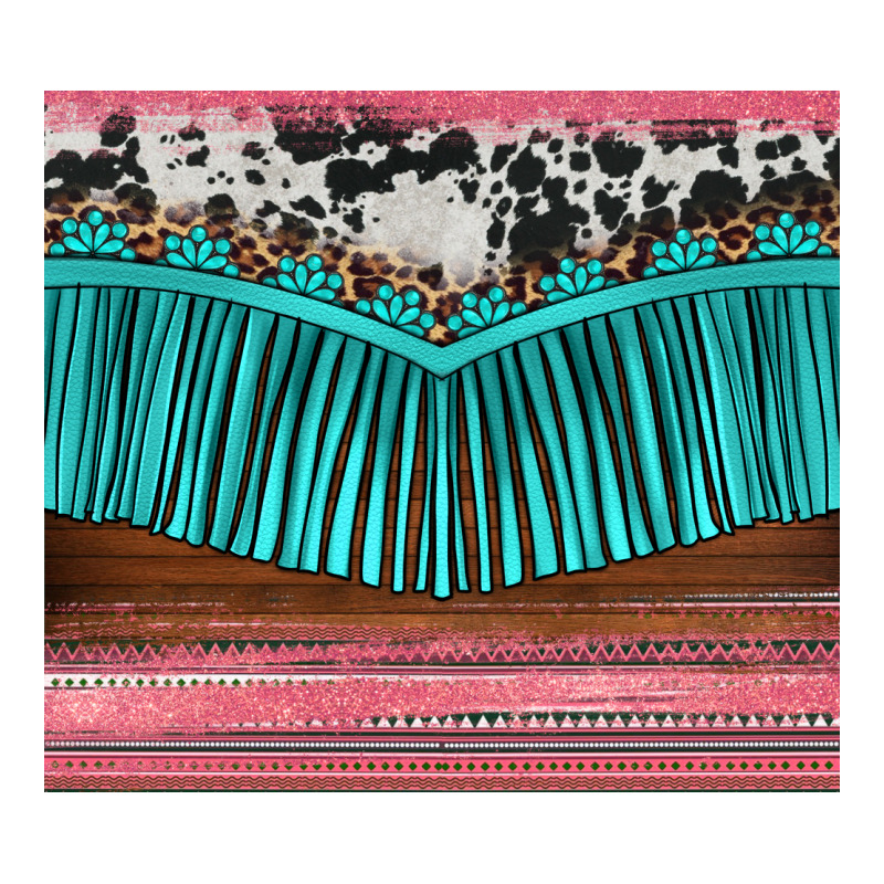 Western Fringe Cowhide Leopard Classic Tee by BarkalooDesign | Teevron