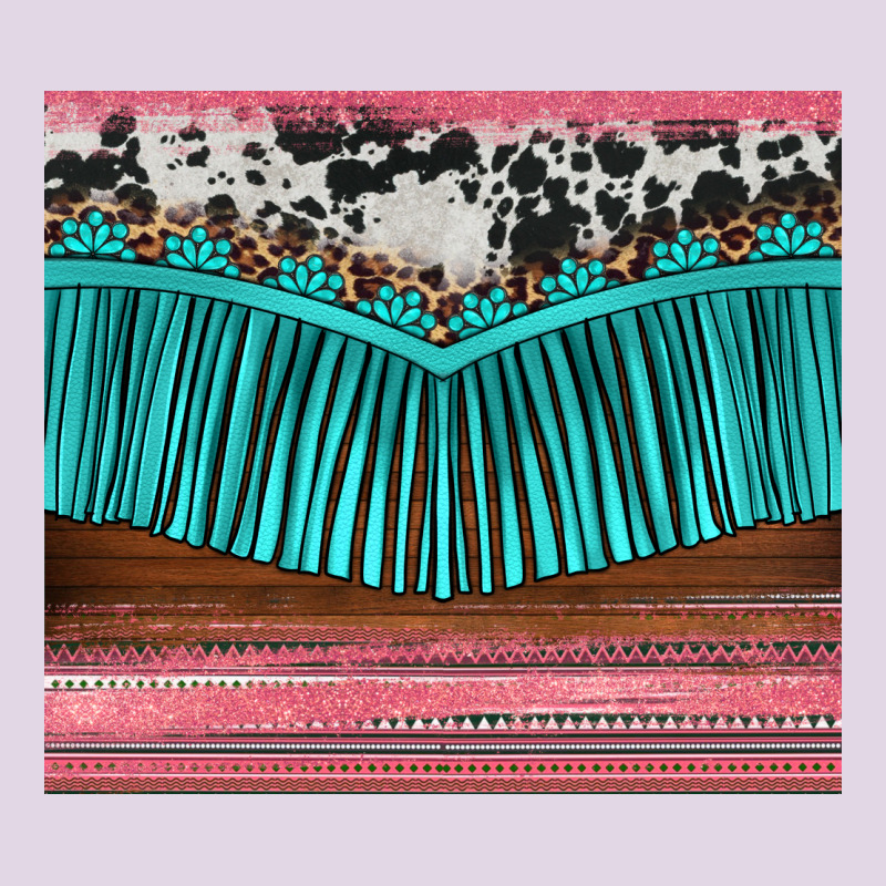 Western Fringe Cowhide Leopard Classic Tee by BarkalooDesign | Teevron