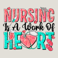 Nursing Is A Work Of Heart Heavy Core Tee | Teevron