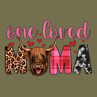 Highland Cow One Loved Mama Vintage Hoodie | Teevron