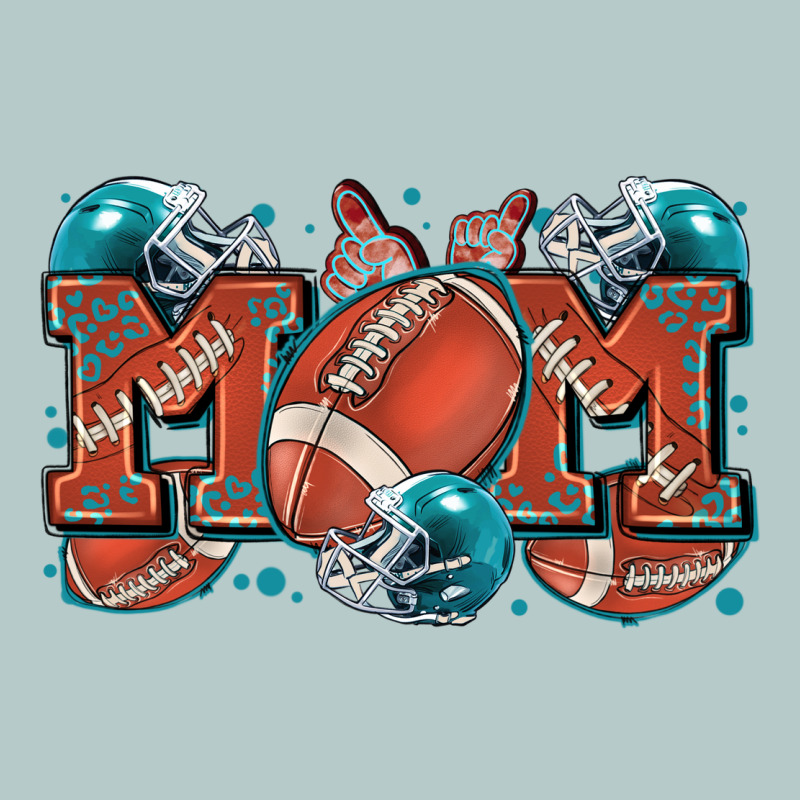 Mom American Football Heavy Core Tee by Zillion Design Studio | Teevron