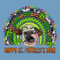 Western Happy St. Patrick's Day Cow Rainbow Urban Heavy Tee | Teevron