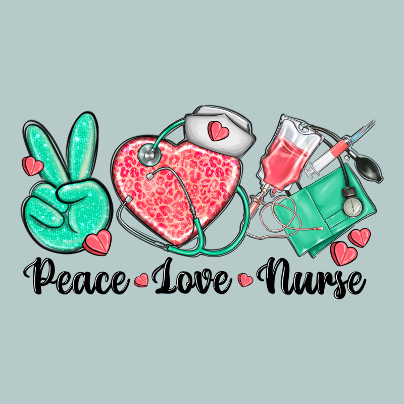 Peace Love Nurse Heavy Core Tee by texasbilliewilder | Teevron