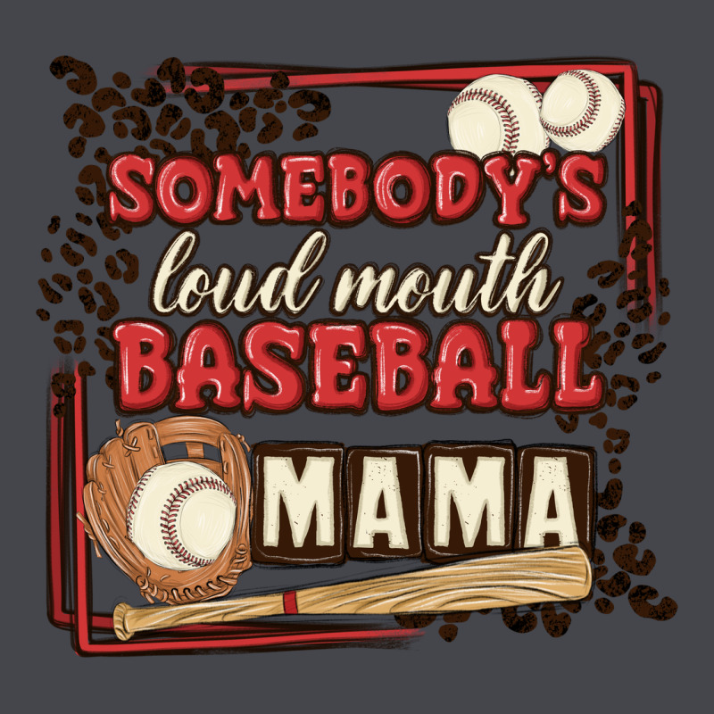 Somebody's Loud Mouth Baseball Mama Long Sleeve Tee by MaliasSmallBusiness | Teevron