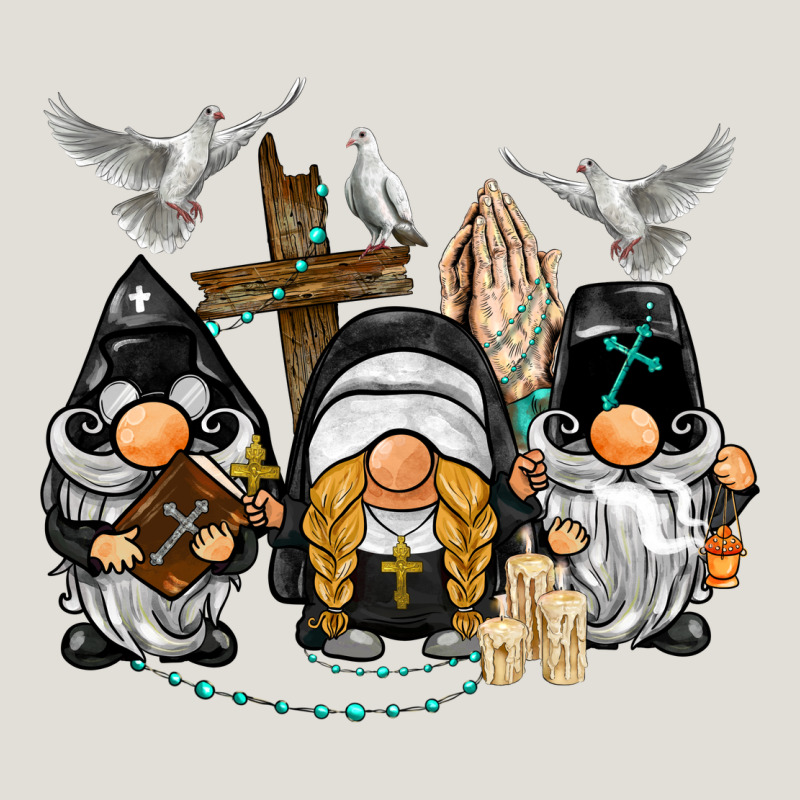 Pastor Nun Religious Gnome Heavy Core Tee by BarkalooDesign | Teevron