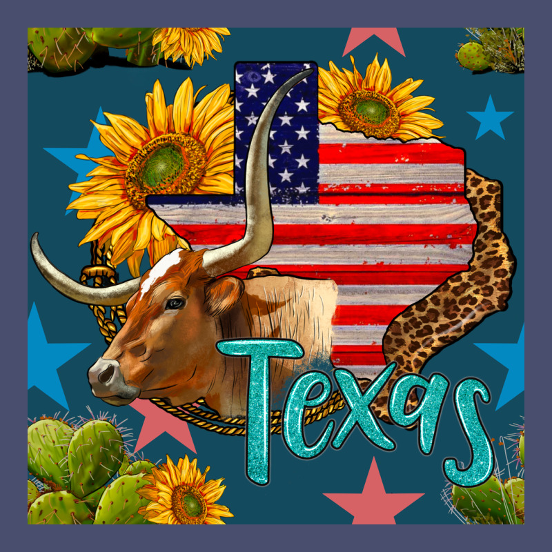 4th Of July Texas Map With Cow Seamless Pattern Vintage Tee by BundleAndBundleShop | Teevron