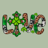 Western St. Patrick's Day Love Cross Urban Heavy Tee | Teevron