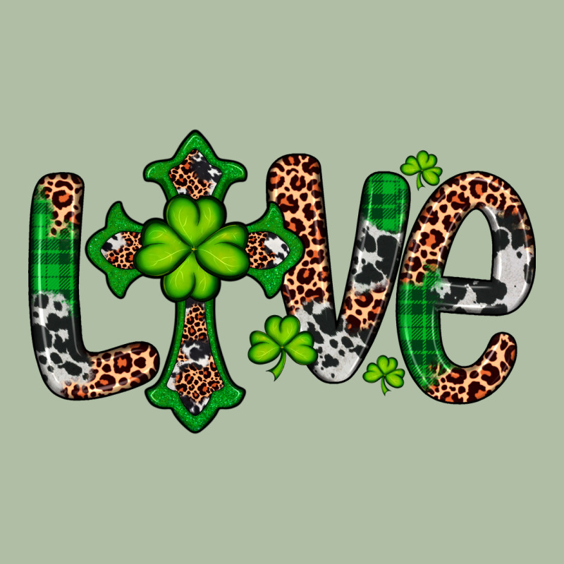 Western St. Patrick's Day Love Cross Urban Heavy Tee by Artiststas | Teevron