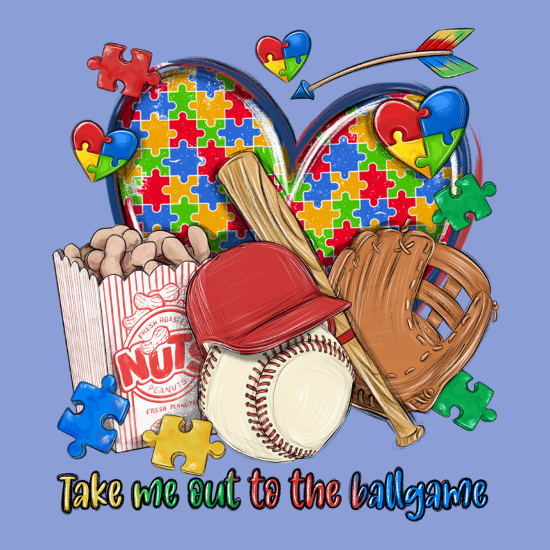 Take Me Out To The Ballgame  Autism Baseball Long Sleeve Tee by MaliasSmallBusiness | Teevron