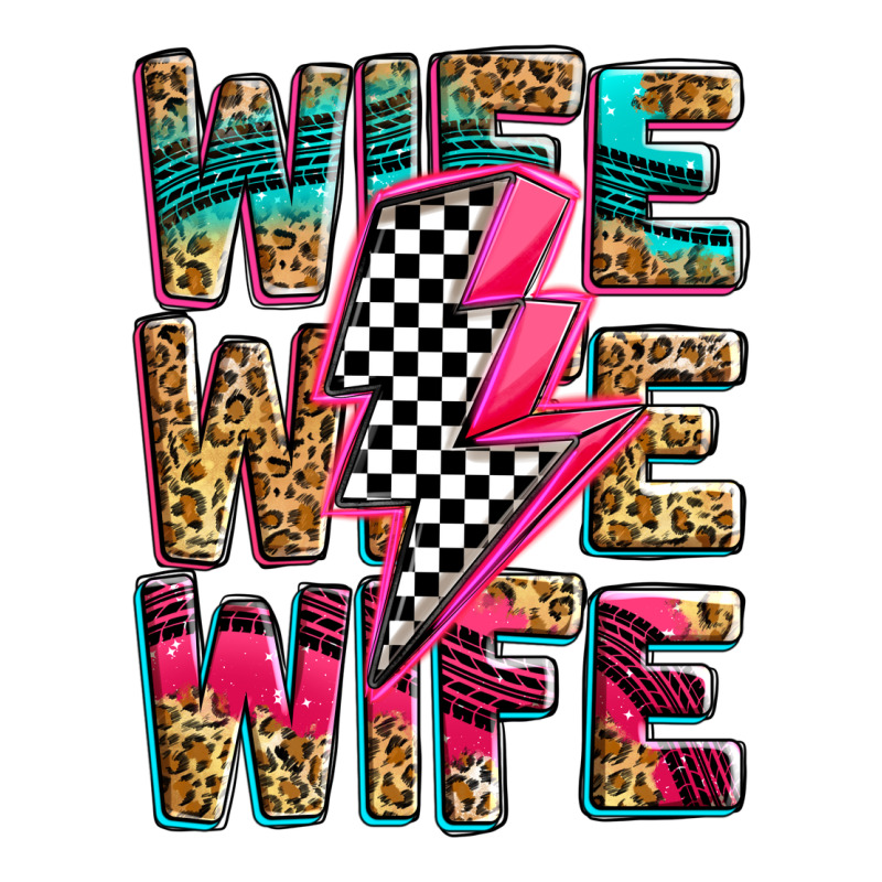 Race Wife Wife Wife Lightningbolt Premium Tee by Zillion Design Studio | Teevron
