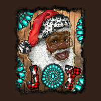 African American Santa Joy Heavy Core Tee | Teevron