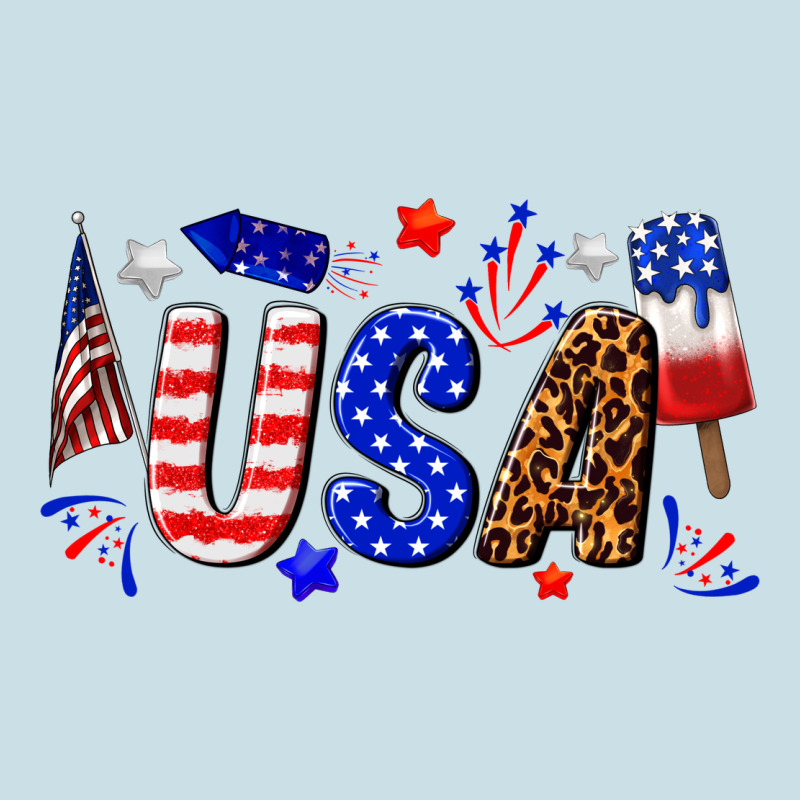 Usa 4th Of July Ladies Tee by texasbilliewilder | Teevron