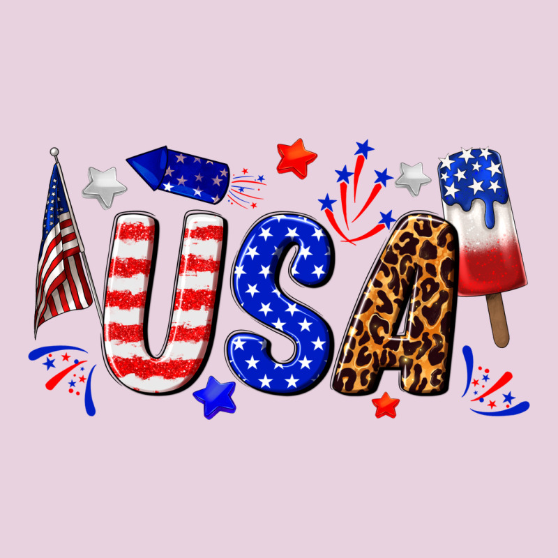 Usa 4th Of July Ladies Tee by texasbilliewilder | Teevron