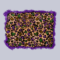 Mardi Gras Leopard Background Heavyweight Hoodie | Teevron
