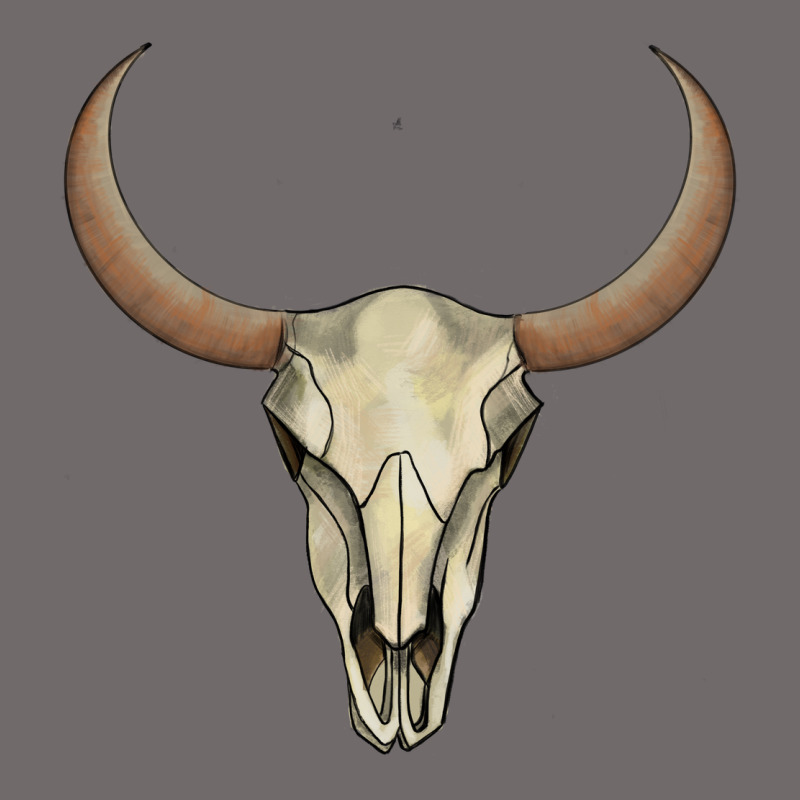 Bull Skull Urban Heavy Tee by AdoDesignShop | Teevron