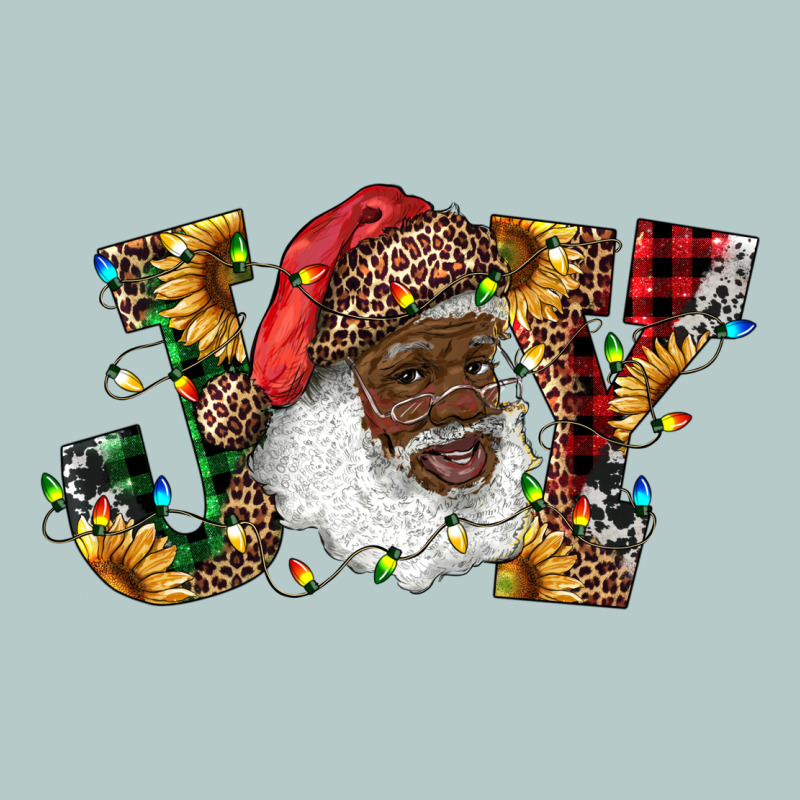 African American Santa Joy With Sunflowers Heavy Core Tee by RanaPortraitStore | Teevron