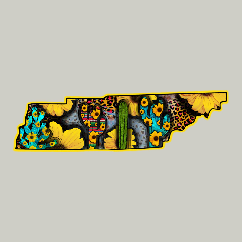 Western Tenessee Map Sunflower Pattern Heavyweight Hoodie by Bettercallsaul | Teevron