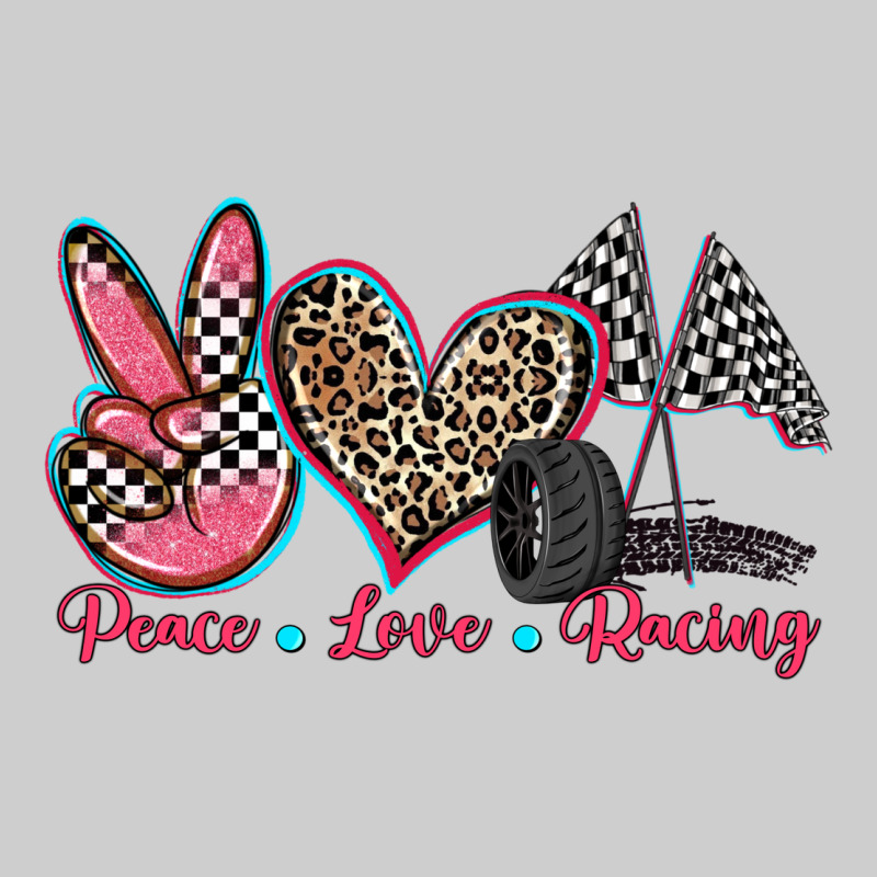 Peace Love Racing Premium Tee by Zillion Design Studio | Teevron