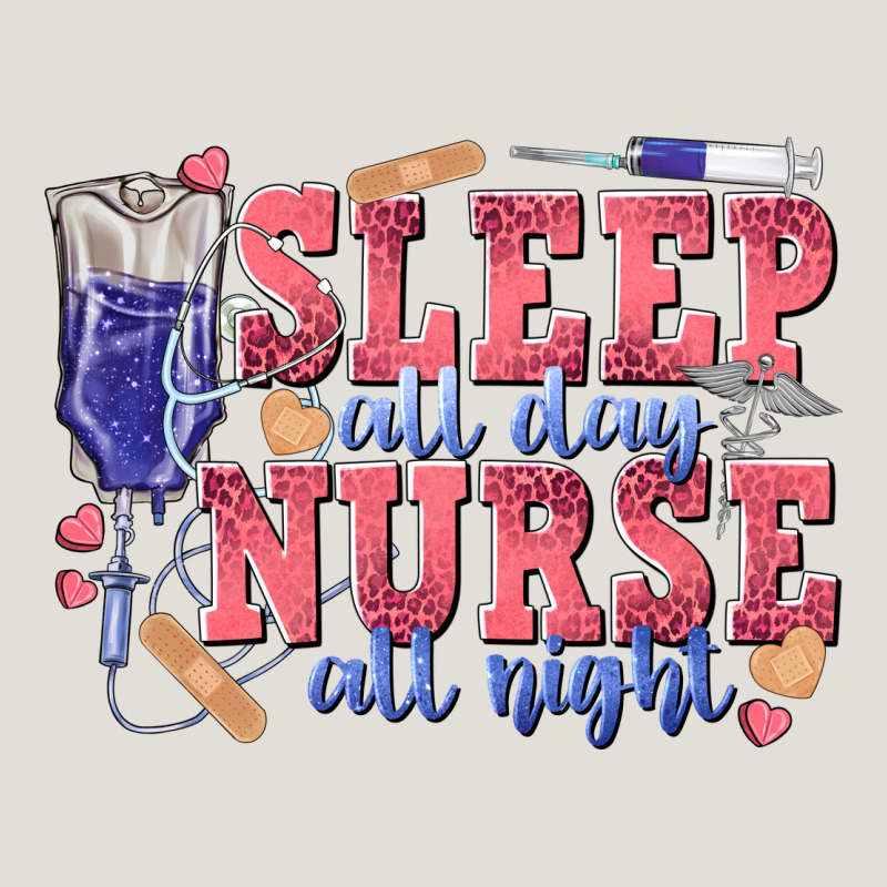 Sleep All Day Nurse All Night Heavy Core Tee by texasbilliewilder | Teevron