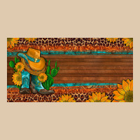 Custom Cowboy Boots Sunflowers And Cactus License Plate Heavyweight Sweatshirt | Teevron