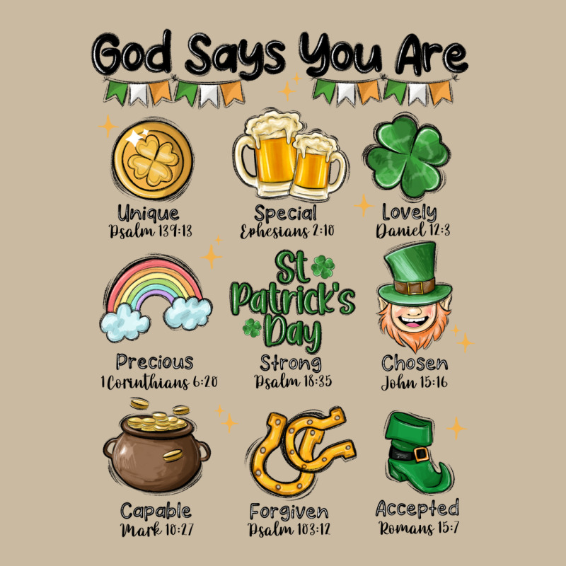 God Says You Are St Patrick's Day Long Sleeve Tee by MaliasSmallBusiness | Teevron