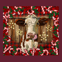 Christmas Heifer With Candy Canes Classic Tee | Teevron